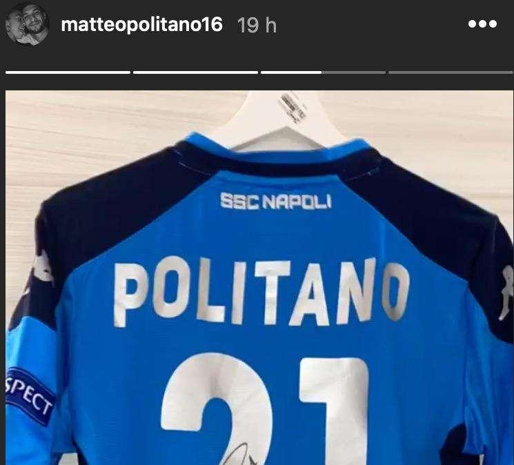 Politano in aiuto alle famiglie in difficoltà: all'asta la maglia di Napoli-Barça