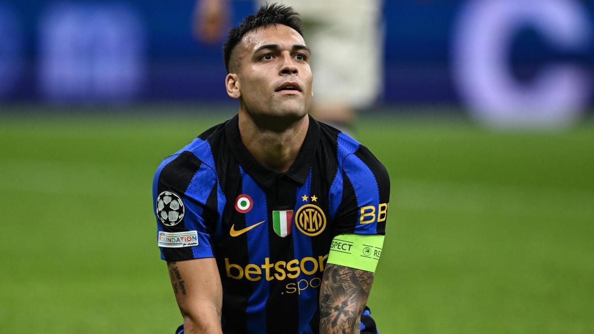 Si ferma Lautaro: risentimento muscolare ai flessori della coscia