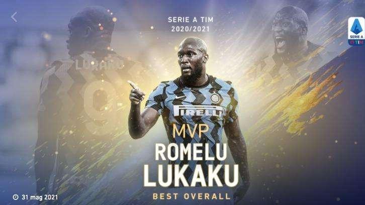 Lukaku è il Re della Serie A 2020/21: Big Rom premiato come miglior giocatore in assoluto dell'ultima stagione 