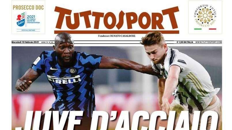 Prima pagina TS - Juve d'acciaio, ma che rissa fra Agnelli e Conte!