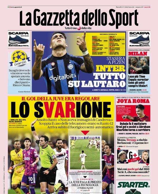 Prima GdS - Inter, stasera a Plzen tutto su Lautaro. Riecco Onana