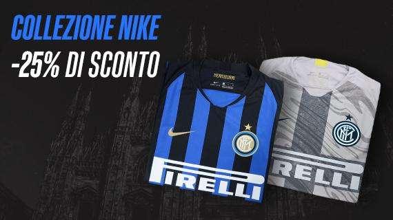 Scopri i saldi sui prodotti Nike di Fc Internazionale