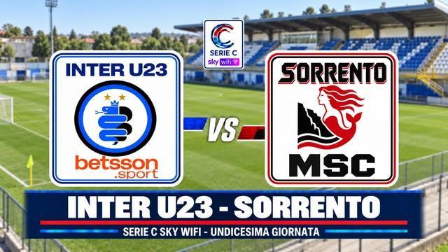 LIVE SERIE C, Inter U23-Sorrento 0-0: fischio d'inizio al Breda