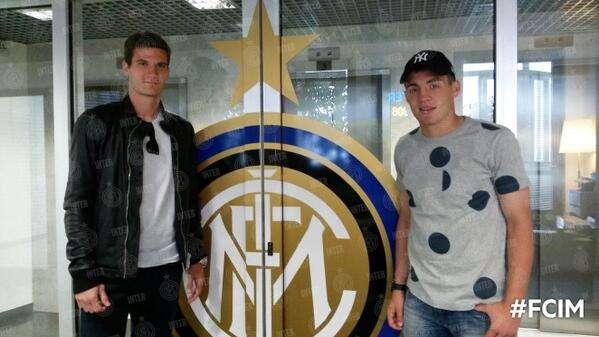 FOTO - Visita in sede: arrivano Kovacic e Andreolli