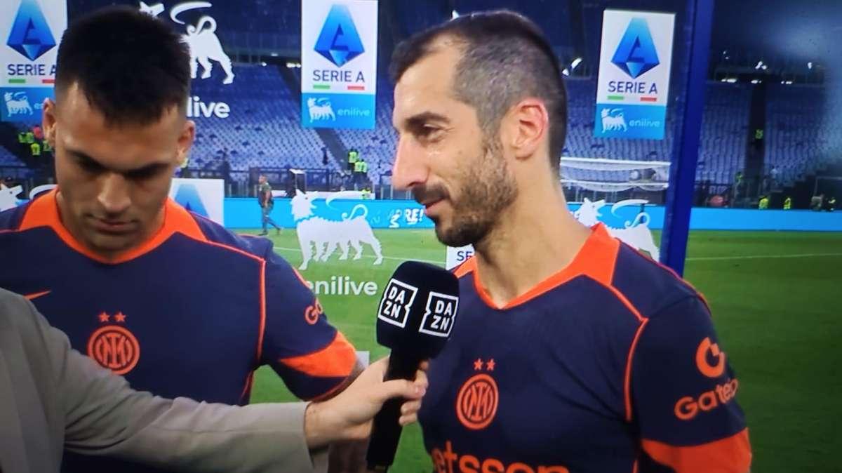 Mkhitaryan a DAZN: "I miei compagni all'Inter mi hanno allungato la vita"