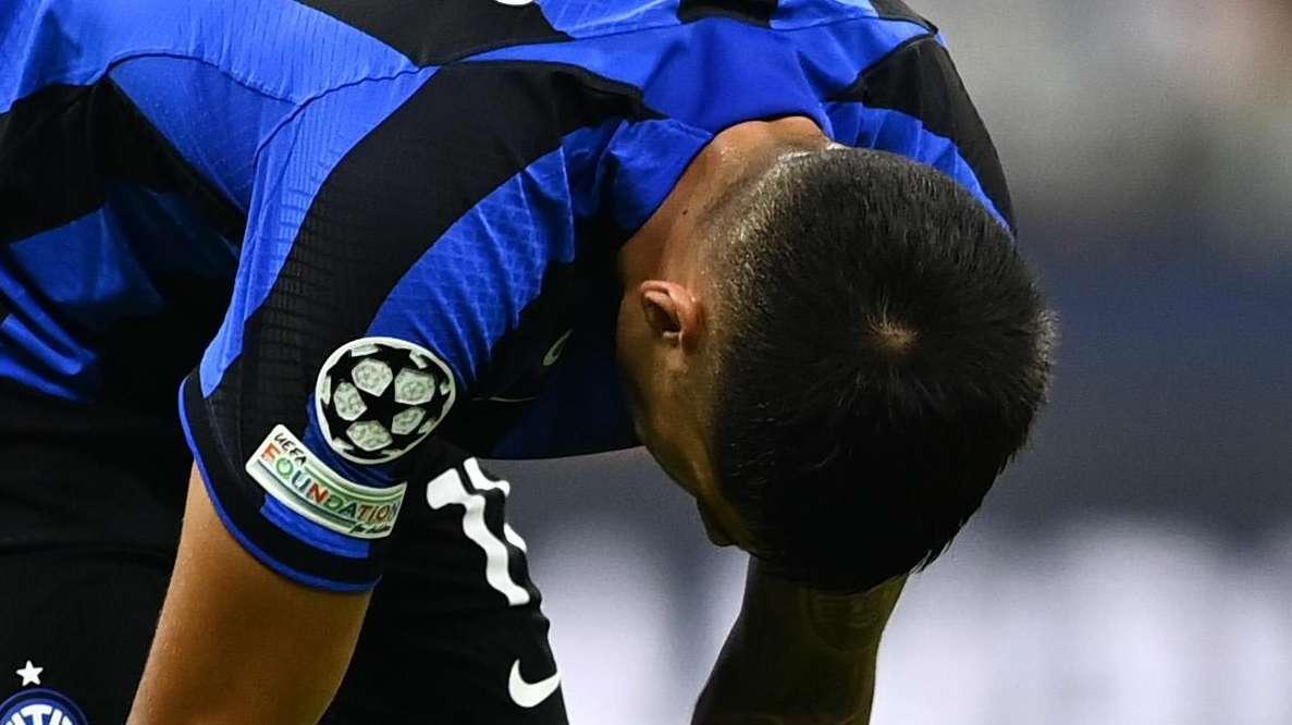 Si ferma Correa, risentimento tendineo al ginocchio sinistro per il Tucu: la nota dell'Inter
