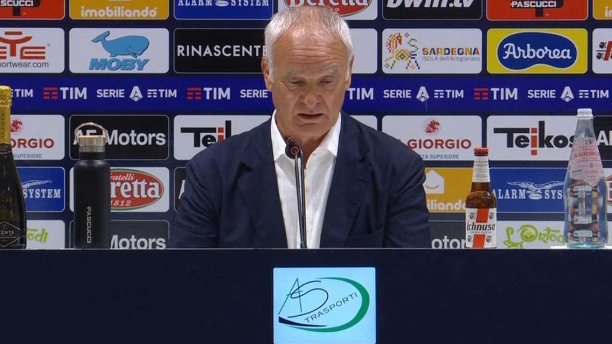 Cagliari, Ranieri in conferenza: "L'Inter fa capire il gap che esiste. Sono venuti qui con voglia di vincere, rispettandoci"