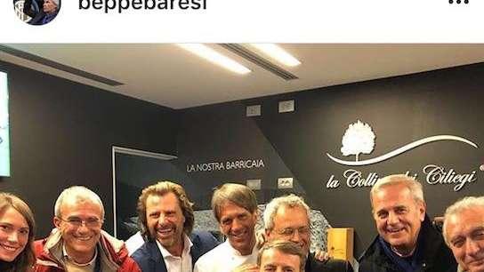 Interisti Doc a San Siro, Beppe Baresi brinda sui social