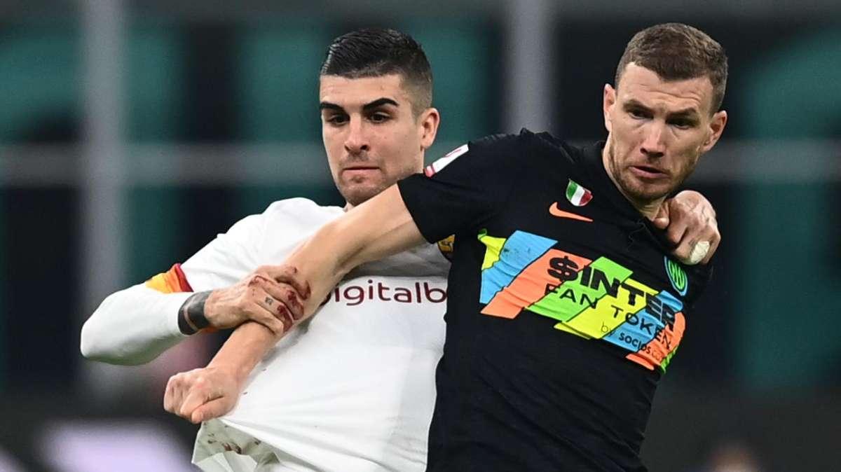 CdS - Dzeko pronto a sfidare la 'sua' Roma: è favorito su Correa. Dubbio Bastoni-Dimarco 