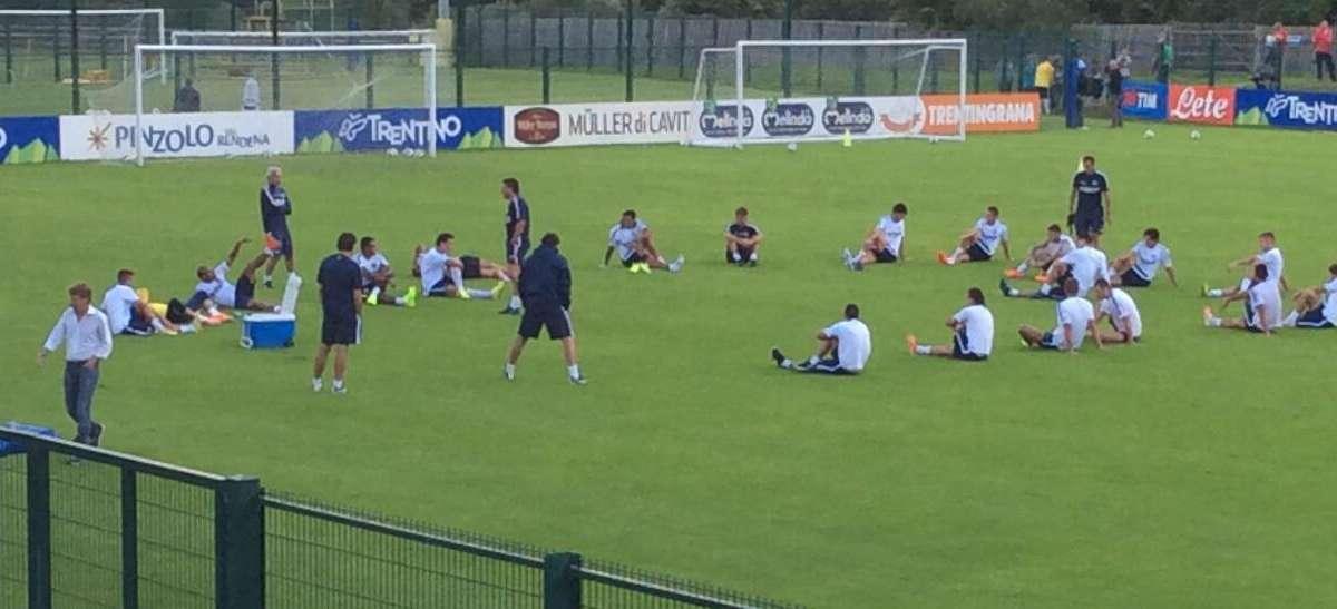 SEDUTA POMERIDIANA 11.07.14 - Ranocchia-Vidic-WM i più acclamati dai 1605 presenti. Mazzarri lavora sull'attacco
