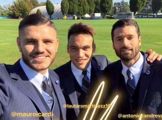 Icardi, Martinez e Candreva in posa per un selfie. Ma poi spunta Berni...