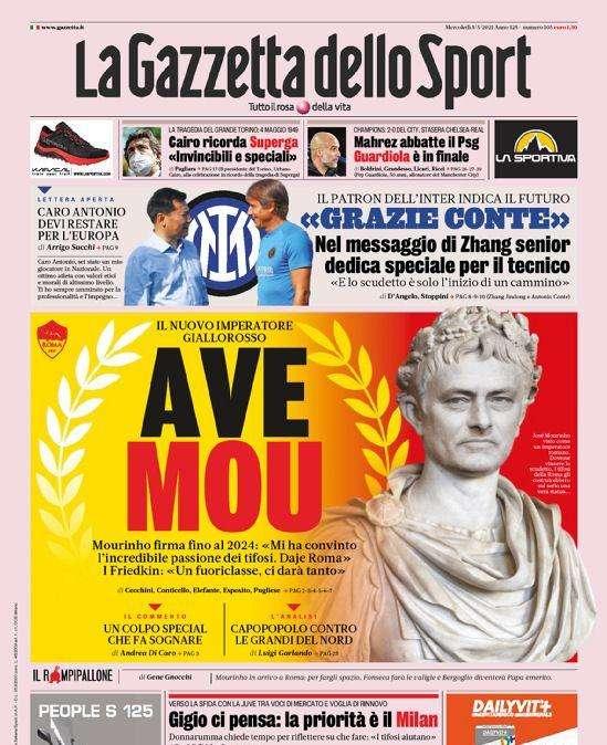 Prima pagina GdS - Ave Mou
