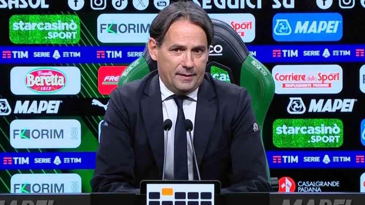 Inzaghi in conferenza: "Approccio non buono, ma ci abbiamo provato. Due ko contro il Sassuolo? Era destino..."