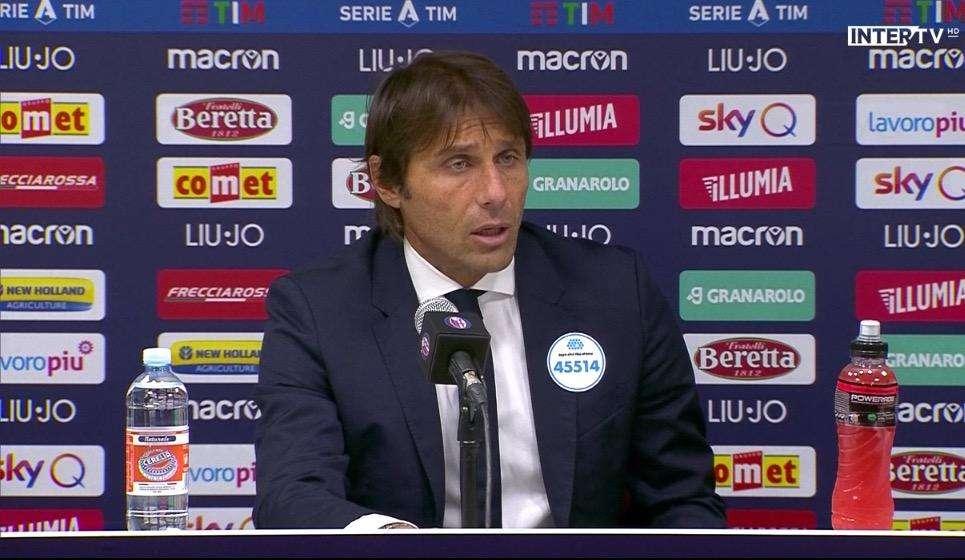 Conte in conferenza: "Chi è entrato ha dato una grande risposta. Felice per Lazaro, lui era il primo che soffriva"