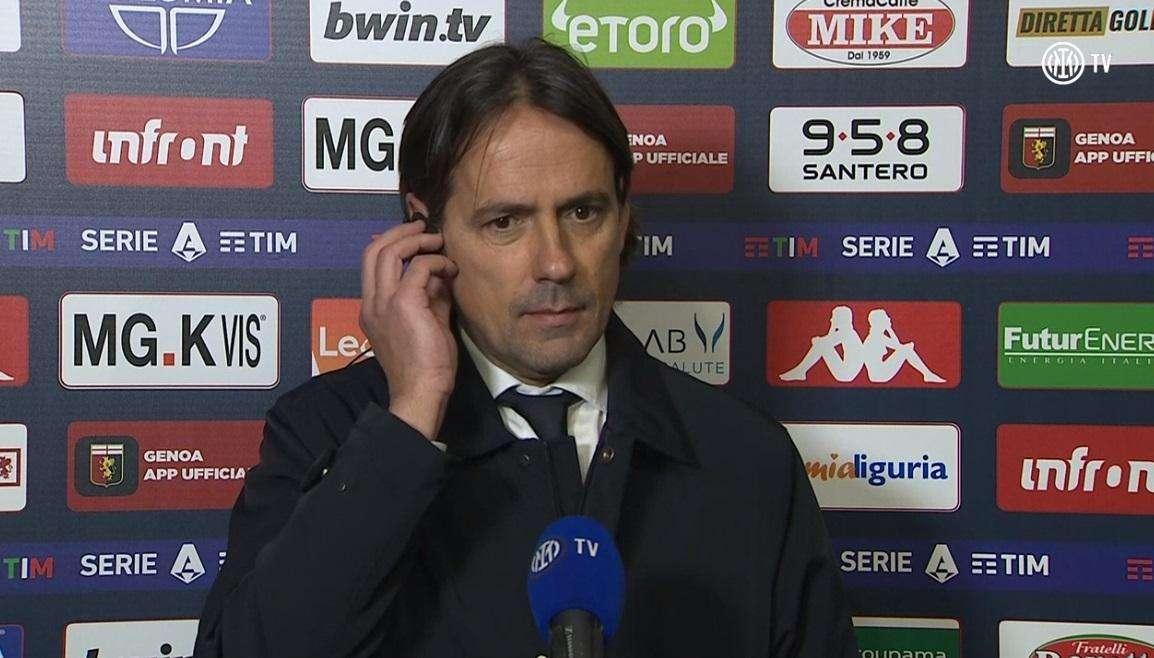 Inzaghi a ITV: "Ora niente ansia. Coppa Italia? Ci teniamo, dobbiamo recuperare le forze"
