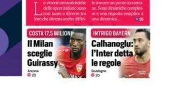 Prima CdS - Calhanoglu: l'Inter detta le regole