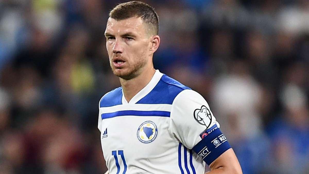 Montenegro-Bosnia, Dzeko in dubbio. Musa: "Ultima parola al giocatore e ai medici"