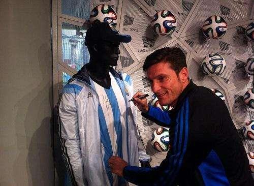 FOTO - Javier Zanetti è arrivato al Football Temple