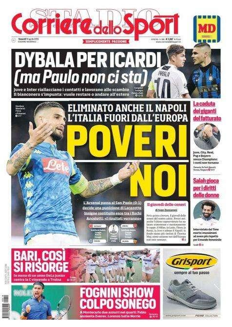 Prima CdS - Dybala per Icardi, ma Paulo non ci sta