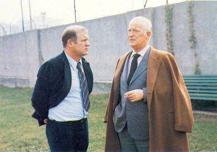 Eugenio Bersellini con Ivanoe Fraizzoli 