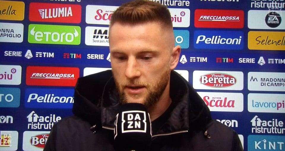Skriniar a DAZN: "Non abbiamo ansia, ma grande motivazione"