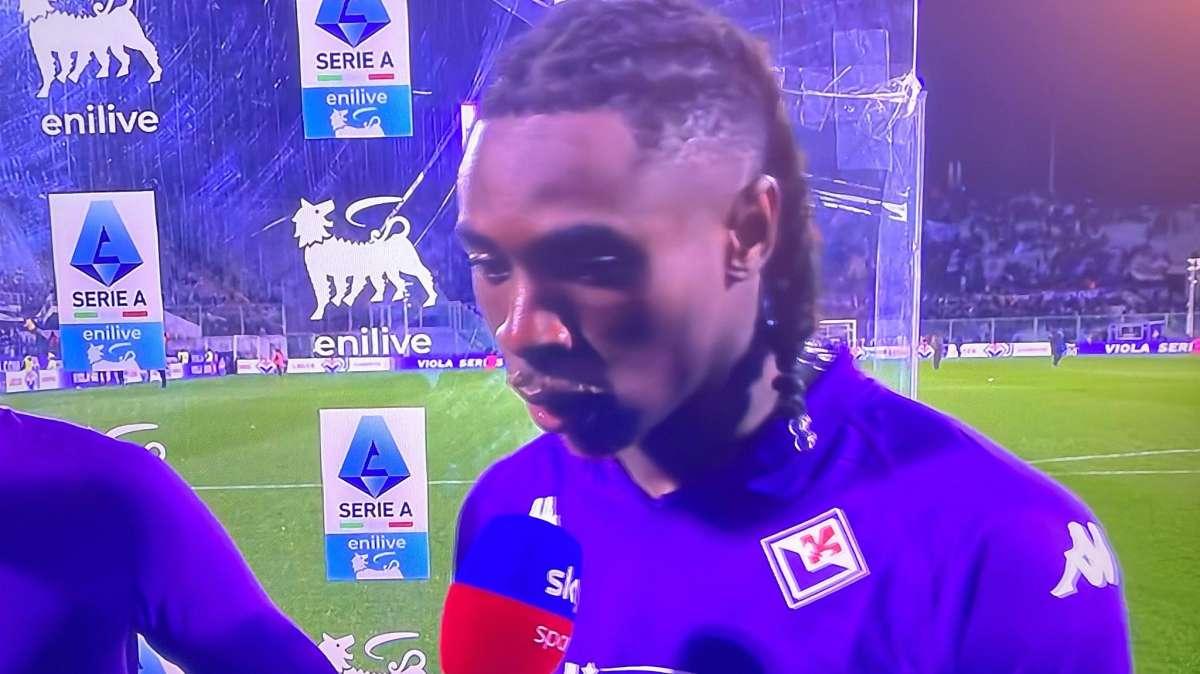 Fiorentina, Kean a Sky: "Ho trovato una squadra che mi vuole bene. Messaggio a Spalletti? Sa che lavoro sodo"