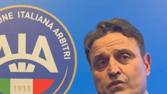 Caso arbitrale in Inter-Fiorentina, il pres. AIA Zappi: "La Penna non può mai vedere il pallone, Bastoni lo copre"
