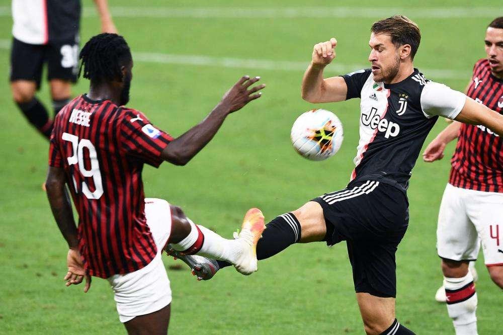 Festival Milan, Juve ribaltata. Rabiot e CR7 illudono poi è poker rossonero
