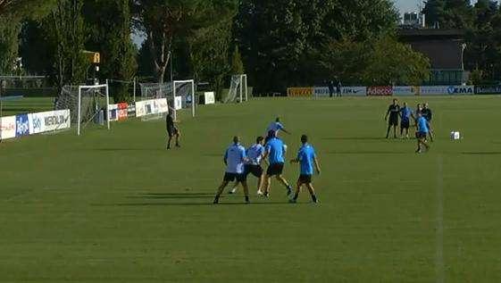 Oggi squadra in campo per il secondo allenamento