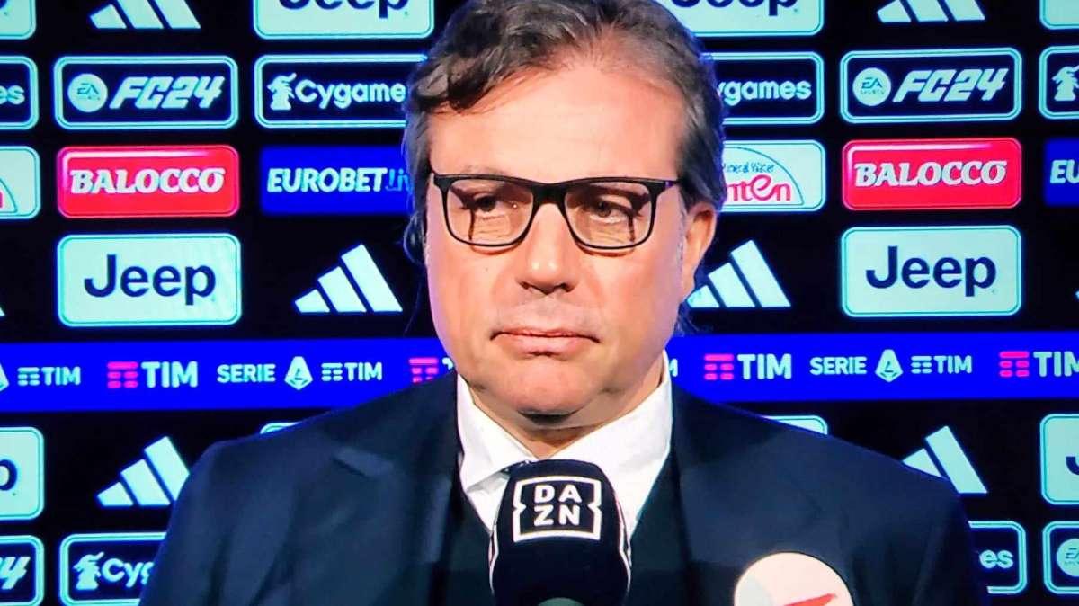 Juventus, Giuntoli a DAZN: "Siamo onesti, abbiamo l'obiettivo di rientrare in Champions"