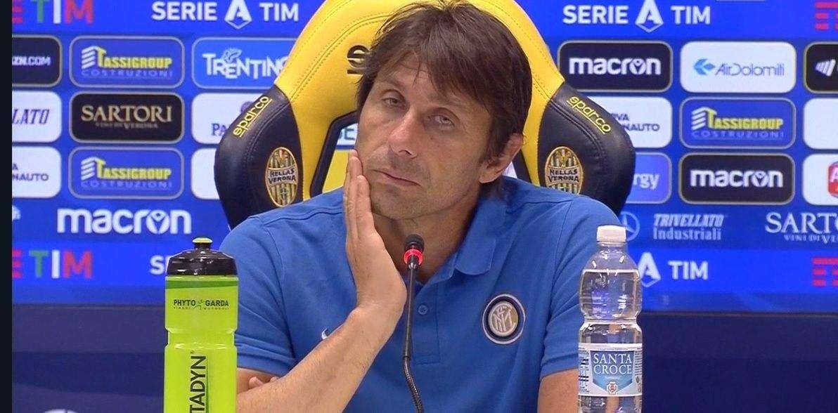 Conte in conferenza: "Troppi errori, ma sono sereno. Dobbiamo guardare chi sta davanti, è la nostra mentalità"