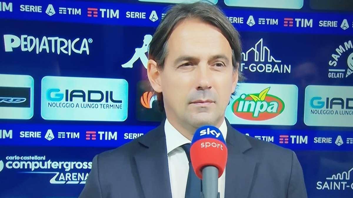 Inzaghi a Sky: "Con la nostra rosa cambiare è un'opportunità. Frattesi? Ha sempre fatto bene dal 13 luglio"