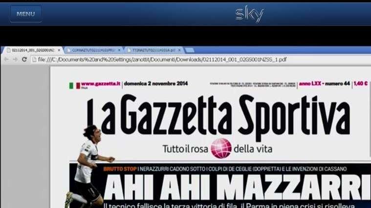 Prime pagine - Tutte le attenzioni su Mazzarri