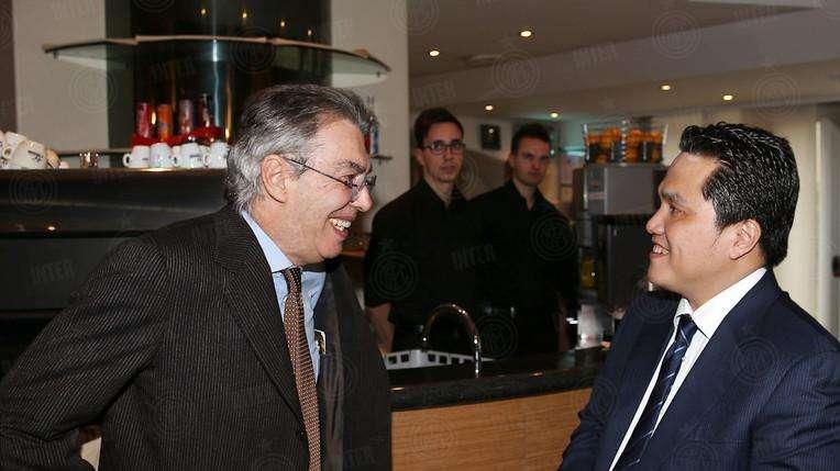 Thohir ad Appiano per cenare con la squadra