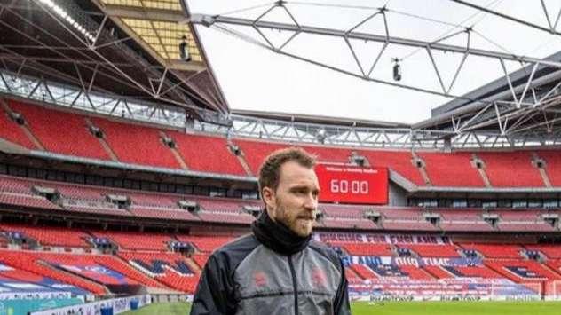 Dolci ricordi per Eriksen in vista della gara con l'Inghilterra: "Di nuovo a Wembley"