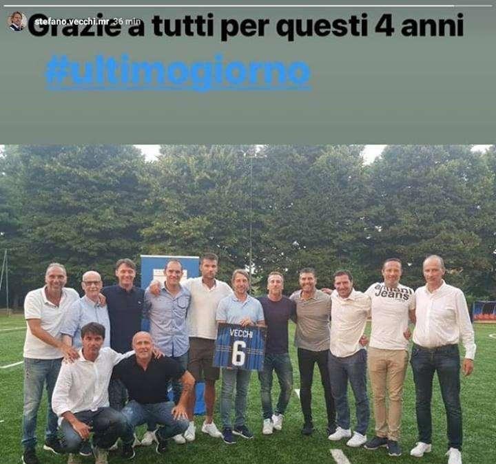 Vecchi, ultimo giorno a Interello: "Grazie a tutti"