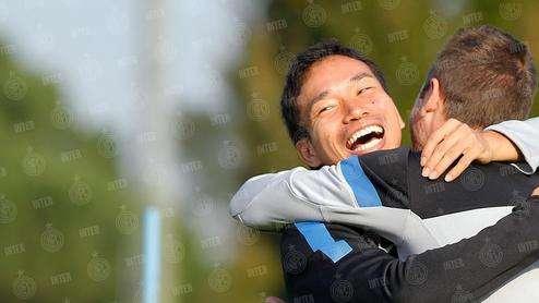 FOTO - Che bel clima ad Appiano! Yuto e Cassano...