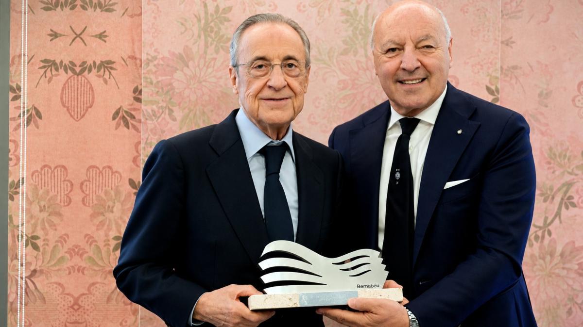 Perez-Marotta, incontro tra presidenti prima di Real Madrid-Inter