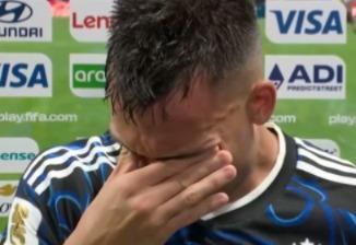 Lautaro in lacrime: “Da quando mio padre mi ha comprato gli scarpini sognavo questo gol”