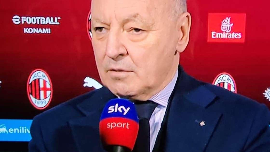 Marotta a Sky: "È un derby, i 16 punti di differenza non si sentiranno. Calhanoglu è a posto, anche se..."