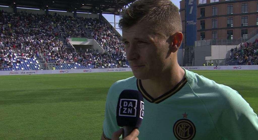 Barella al 45esimo: "Vogliamo continuare a sfruttare le debolezze del Sassuolo"