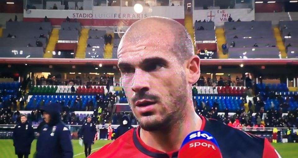 Genoa, Sturaro al 45': "Dispendio di energie elevato, continuare a lottare"