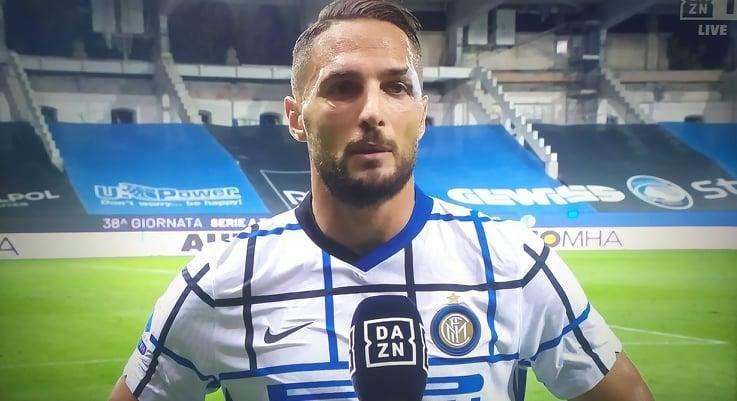 D'Ambrosio al 45esimo: "Per vincere dobbiamo correre 100 minuti. Esultanza per mio figlio"