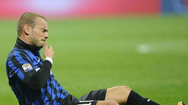 Sneijder, domani la risonanza magnetica