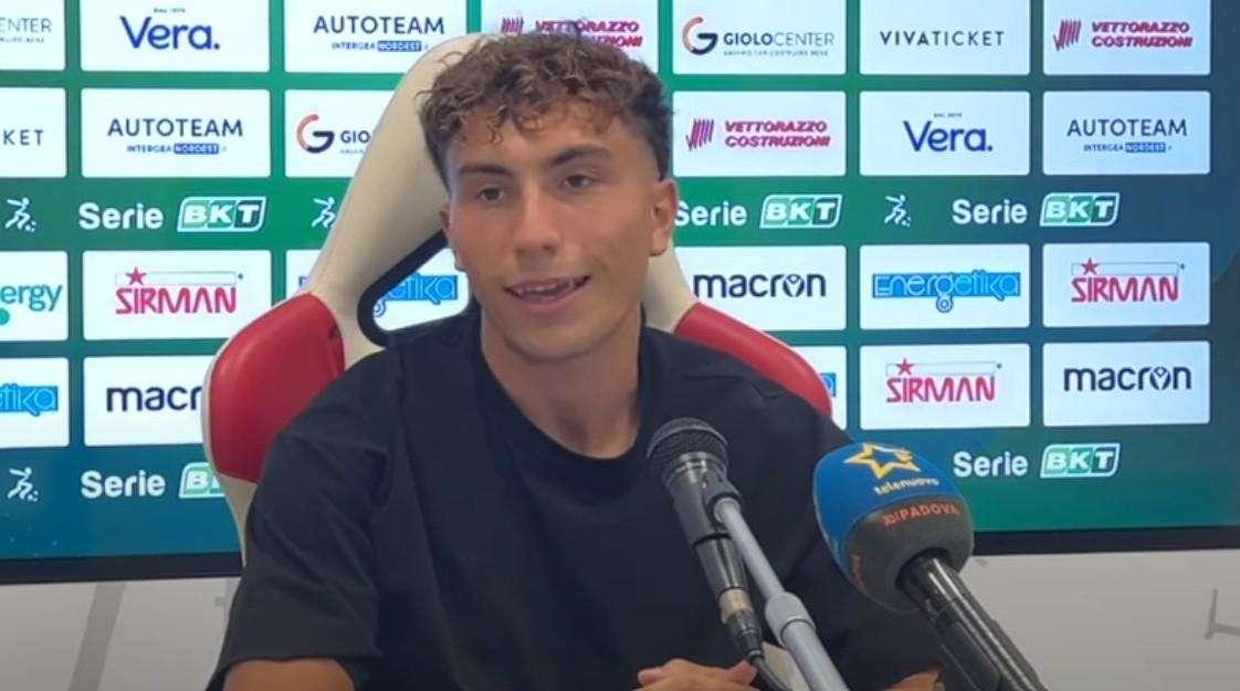 Solo 11 minuti in campo per Di Maggio durante Padova-Südtirol, Andreoletti: "Spero nulla di preoccupante"