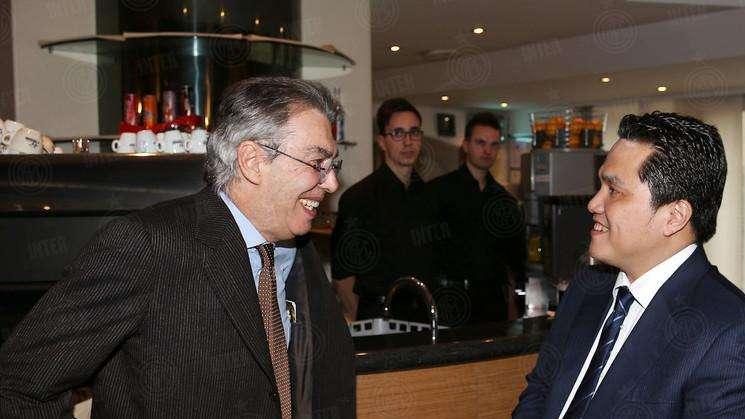 Thohir esce dalla sede dell'Inter: va in Saras per incontrare Massimo Moratti
