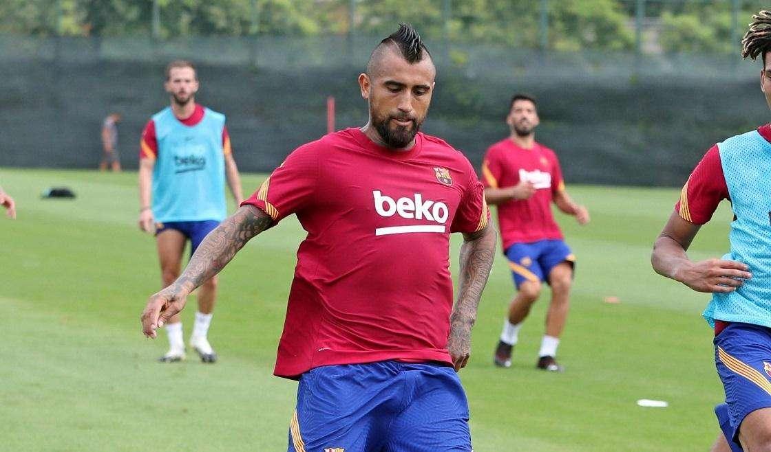 In attesa del semaforo verde da parte dell'Inter, Arturo Vidal anche oggi si allena in gruppo