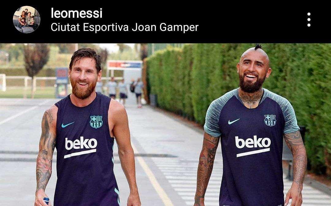 Messi saluta Vidal: "Ti auguro il meglio, sei un fenomeno. Le nostre strade si incroceranno di nuovo"
