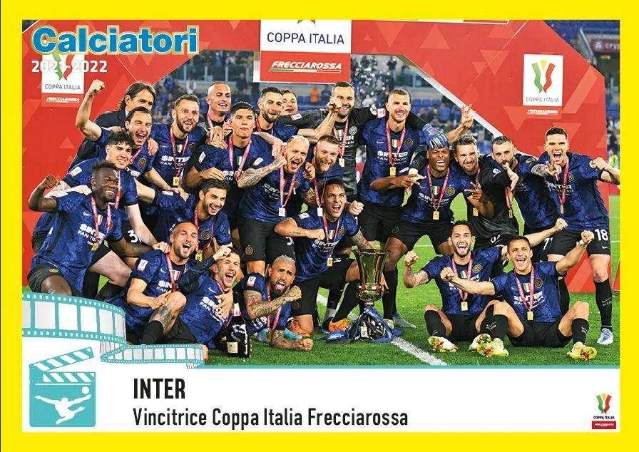 Film del campionato Panini, una figurina anche per la Coppa Italia dell'Inter