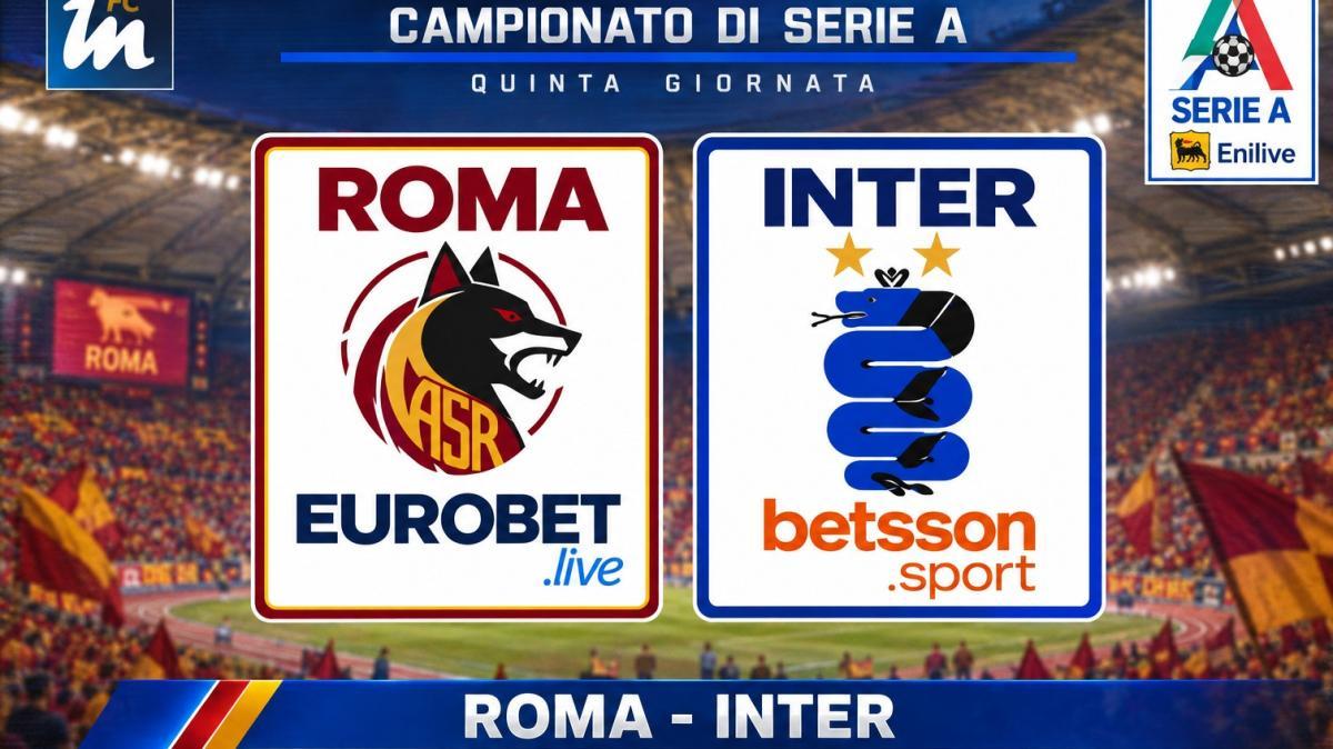 LIVE - Roma-Inter, le ufficiali: galà all'Olimpico, in campo i migliori 11